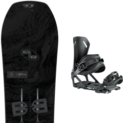 BURTON FAMILY TREE HOMETOWN HERO SPLITBOARD + NITRO SPARK VERTICAL SPLITBINDING BLACK